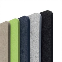 Geluidsabsorberende PET-vilt akoestische panelen, brandwerende polyester akoestische panelen, milieuvriendelijke polyester akoestische wandpanelen