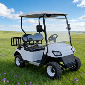 Voiture de golf électrique de haute qualité, blanche, 2 places, pour la chasse, buggy de golf, prix de gros disponibles, batterie au lithium, moteur 7KW - Product Image 3