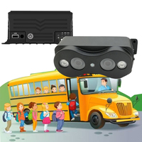 Système de gestion de flotte GPS 4G pour autobus scolaire avec compteur de passagers IA, double caméra, comptage des personnes et analyseur de flux pour voitures