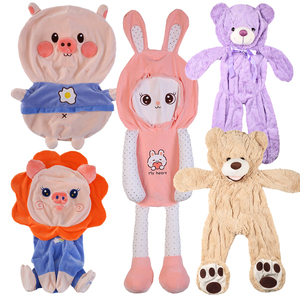 Özelleştirilmiş çok boyutu Diy <span class=keywords><strong>Unstuffed</strong></span> yumuşak peluş hayvan ayı köpek derileri hiçbir doldurma karikatür oyuncak oyuncaklar cilt - Product Image 2