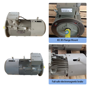 มอเตอร์อะซิงโครนัสสามเฟส 4 โพล 1500 รอบต่อนาที |   IEC B5 แบบยึดหน้าแปลน 380V 50Hz - Product Image 1