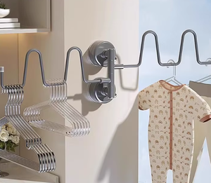 Étagère à chaussures à ventouse pliable pour balcon, peu encombrante, étendoir à chaussures à ventouse sans poinçon - Product Image 2