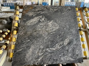 Modern Platinum <strong>Granite</strong> Big <strong>Slab</strong> Luxury Polished <strong>Black</strong> <strong>Granite</strong> Countertops Kitchen Design for Villa Bedroom - Product Image 4