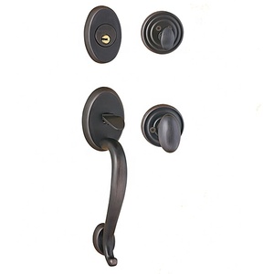 Serrure de porte de taille moyenne de style luxueux en cuivre massif, prix d'usine YZH, pour porte intérieure en bois - Product Image 5