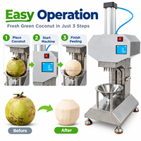 Machine de traitement automatique de la noix de coco verte, machine à peler et à couper la noix de coco, machine à éplucher la noix de coco