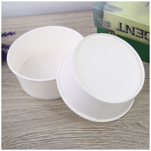 Cuenco de papel rectangular, taza de sellado con relieve para galletas, ensalada, azúcar, merienda, leche, hamburguesa, Premium para la cobertura de su comida - Product Image 3