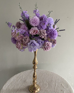 Arrangement floral de <span class=keywords><strong>mariage</strong></span> blanc, rose et vert, boule de <span class=keywords><strong>fleurs</strong></span>, centre de table, décoration, chemin de <span class=keywords><strong>fleurs</strong></span> au sol - Product Image 6