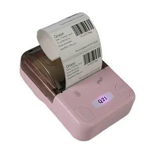 PUTY Q21 QR code price label printer wireless photo thermal sticker printer machine for iOS & Android Receipt Usage