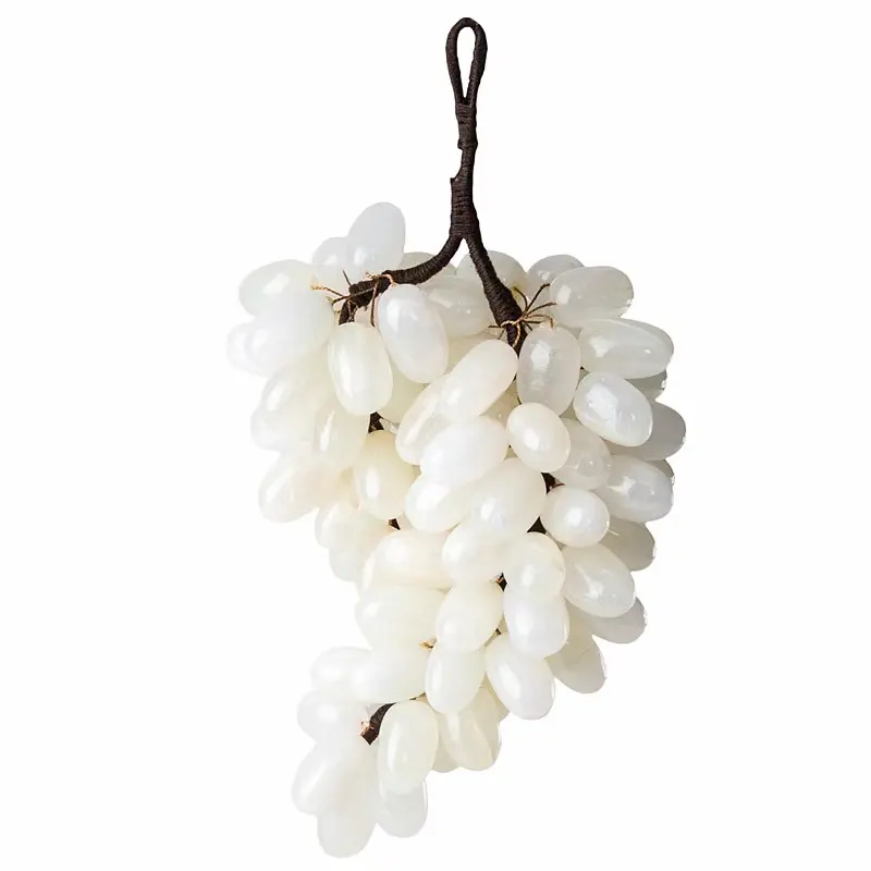 New agata uva giada marmo frutta di semi d'uva natura pietra semi-preziosa artigianato opere d'arte grape cluster per le decorazioni e regalo