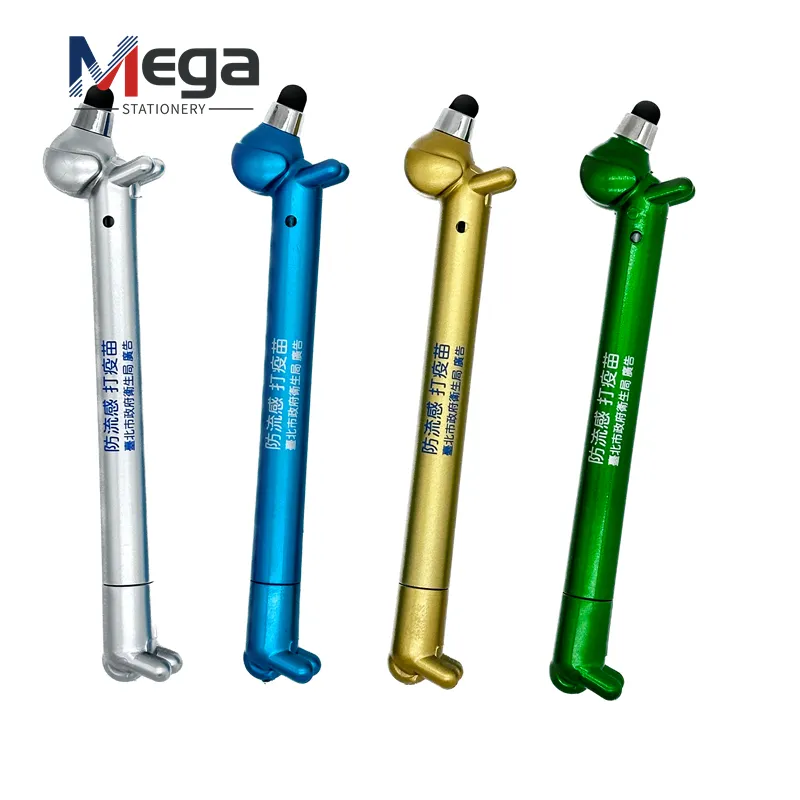 MEGA Grosir stylus pena sentuh pulpen telepon membuat pena bentuk anjing untuk promosi