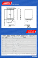 YSD YD240002C20 2,4-Zoll TFT LCD-Bildschirm mit -20 bis 70°C Betriebstemperatur