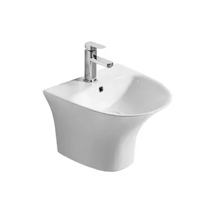 Hochwertige Sanitär keramik White Ceramic Sink Commode Wand waschbecken