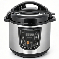Autocuiseur Électrique Multifonction 6~12L 1000W avec Écran LCD Numérique et 17 Menus – Vente en Gros Usine