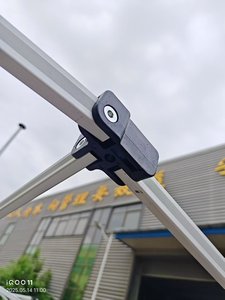 Draagbare 10' x 10' (3x3m) opvouwbare beursstandtent, waterdicht Oxford-doek voor buitenevenementen, aluminium tent voor tentoonstellingen - Product Image 4