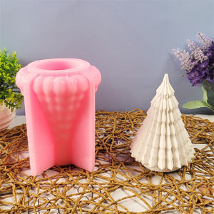 แม่พิมพ์หล่อทำด้วยมือทำจากเรซินสำหรับเครื่องประดับตกแต่งสไตล์ DIY แม่พิมพ์ซิลิโคนต้นคริสต์มาสเครื่องมือทำเค้ก W0390 - Product Image 1