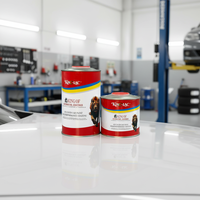 Kit de revêtement transparent 2K à bas prix et durcisseur correspondant, peinture automobile anti-UV brillante, couche de finition 2K, vernis transparent pour voiture