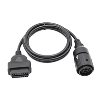 Para motocicletas BMW, adaptador de 10 pines, Cable de para BMW, conector de diagnóstico OBD2 de 10 pines a 16 Pines, Cable de extensión OBD2 para motocicletas