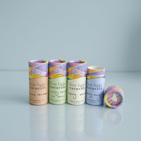 Emballages 100% biodégradables en carton pour déodorants en stick, tubes en papier kraft blanc, noir, brun pour baume à lèvres