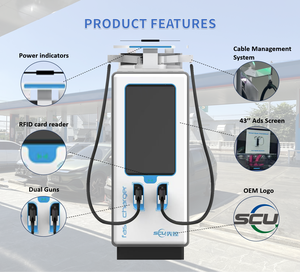 <span class=keywords><strong>Borne</strong></span> <span class=keywords><strong>de</strong></span> <span class=keywords><strong>Recharge</strong></span> Commerciale SCU CCS2 DC pour Véhicules <span class=keywords><strong>Électrique</strong></span>s - Product Image 6