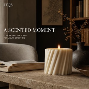 Velas Aromáticas de 470g con Aroma a Vainilla y Madera de Sándalo, 1 Mecha, Cera de Soya Natural, Frasco de Vidrio, 110 Horas de Larga Duración, Estilo Minimalista, para el Día de San Valentín - Product Image 4