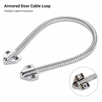 Cable flexible blindado de 400 mm para puertas, protector de cable metálico para cerraduras electrónicas y sistemas de control de acceso