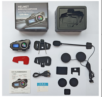 Intercom pour moto, écouteurs sans fil longue portée 500 m, casque pour communication de groupe