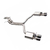 Échappement arrière sport en acier inoxydable DZ Custom pour Audi A3 A4 A5 A6 A7 A8