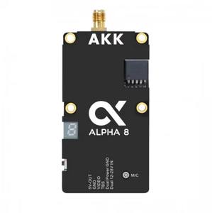 Transmisor de Video FPV Alpha 8 8W VTX-4.9-5.8GHz 80CH de Metal con Potencia Conmutable (8W/5W/3W/1W) para Drones de Largo Alcance - Product Image 1