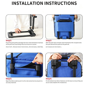 1. Conteneur isotherme à roulettes robuste pour aliments, chariot chauffant/refroidissant avec roues pour banquets, traiteurs et restaurants - Product Image 5