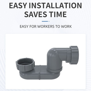 Proway accesorios <span class=keywords><strong>de</strong></span> <span class=keywords><strong>baño</strong></span> sifón bañera tubo <span class=keywords><strong>de</strong></span> drenaje Flexible para bañera - Product Image 4