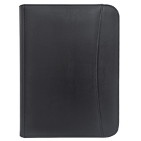 Carpeta Portafolio Multifuncional Personalizada de Cuero PU A4 con Cierre, Bolsa para Documentos para Uso en Oficina