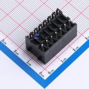 DB2EVHBG-3.5-2*7P-BK Plug-in Terminal Block Through hole,P=3.5mm Connector Board-to-Board / Socket Closed Snap Fixing 2x7P 3.5mm - Product Image 2
