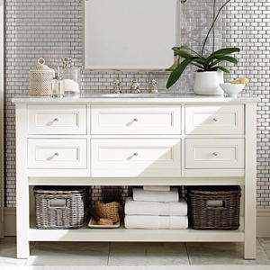 Mueble de Baño Moderno con Espejo y Lavabo, Mueble de Baño con Espejo y Lavabo - Product Image 1