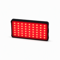 Lampu Video Portabel 14W 135 LED 4000mAh Saku RGB Fill Light 2800-6800K Ra90+ 1560lm untuk Kamera Ponsel Live Streaming