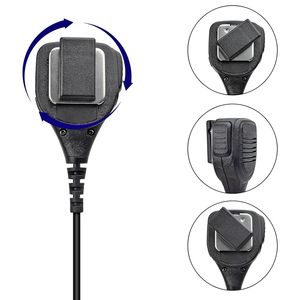 <b>Speaker</b> <b>Microphone</b> Push to Talk <b>Microphone</b> for XIR P6600i P6600 P6608 P6620 P6628 P7620 E8600 E8608 500 MTP3550 - Product Image 6