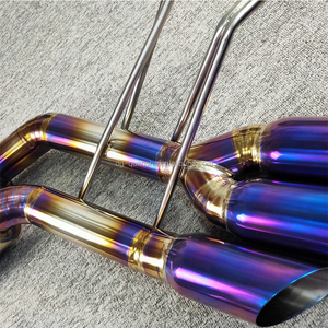 Silencieux d'échappement pour Benz W463 G63 G500 avec convertisseur catalytique en alliage de titane, système Catback - Marque KAZE en métal - Product Image 3