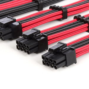 <b>Computer</b> Chassis Modular Braided Cable 24P Adapter Power Supply Motherboard Extension Copper Wire Web Weaving S-Terminal - Product Image 3