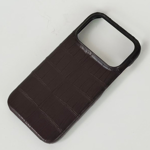 Vendita calda esotica per la pelle di coccodrillo pancia del telefono Cover genuino per iPhone 17 Pro custodie per telefoni cellulari - Product Image 5