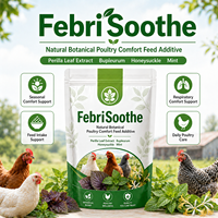 FebriSoothe Extrait Herbal Naturel de Qualité Alimentaire pour Volailles, Soutien Température, Appétit et Défenses, avec Bupleurum Scutellaria Isatis