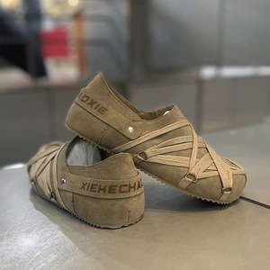 Mocassins pour hommes à bout rond, en PU, semelle en caoutchouc, doublure en peluche, chaussures décontractées toutes saisons - Product Image 2