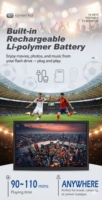 Mini TV Inteligente Portátil Android LED LCD de 15.4 Pulgadas, DC 12V ATSC ISDB DVB-T2 USB, Batería Integrada, Definición HD FHD