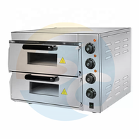 Four à pizza électrique à double couche commerciale professionnelle nouvelle machine intégrée pour la cuisson 220V pour le maïs et les fruits à vendre