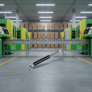 Vérin à gaz en acier de qualité marine 20 mm à compression pour trapèzes et casiers de bateaux - Product Image 1