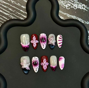 Soldes Exceptionnelles : Faux Ongles Faits Main à Coller avec Colle – Ongles de <span class=keywords><strong>Luxe</strong></span> pour Filles, Vente en Gros, Remise sur Quantité, Nail Art Personnalisé - Product Image 3