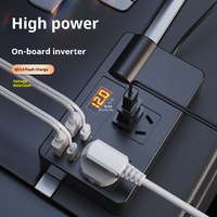 Convertisseur de chargeur de voiture haute puissance super rapide convertisseur durable 12-24V à 220V prise de charge super rapide allume-cigare