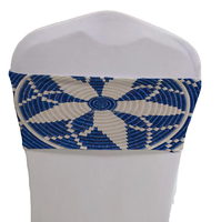 Housses de chaise et nœuds de chaise en spandex imprimés avec logo personnalisé pour mariage, design éthiopien, vente en gros