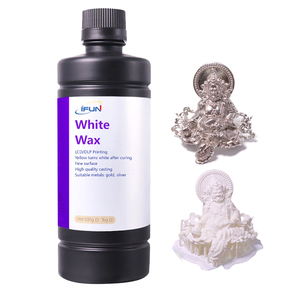 Sáp trắng đúc nhựa, photopolymer cho máy in 3D để in đồ trang sức nhựa mô hình dễ dàng để đúc - Product Image 4