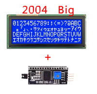Module LCD 5V 2004 en stock, affichage de caractères 20x4, écran bleu jaune vert, contrôleur HD44780 ST7066, port parallèle IIC I2C