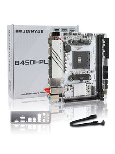 JGINYUE B450I-PLUS ARGB เมนบอร์ด <span class=keywords><strong>AM4</strong></span> <span class=keywords><strong>ITX</strong></span> PCI-E 3.0 รองรับสำหรับซีพียู Ryzen R3 R5 R7 1/2/3/4/ซีรีส์ 5 ซีพียู DDR4 RAM SATA ดูอัลโฟ - Product Image 4