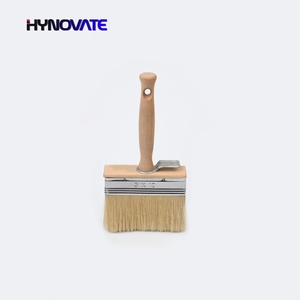 <span class=keywords><strong>Pinceau</strong></span> à <span class=keywords><strong>peinture</strong></span> murale en poils de bois durable de grande taille 30x100mm avec poignée en métal - Product Image 4